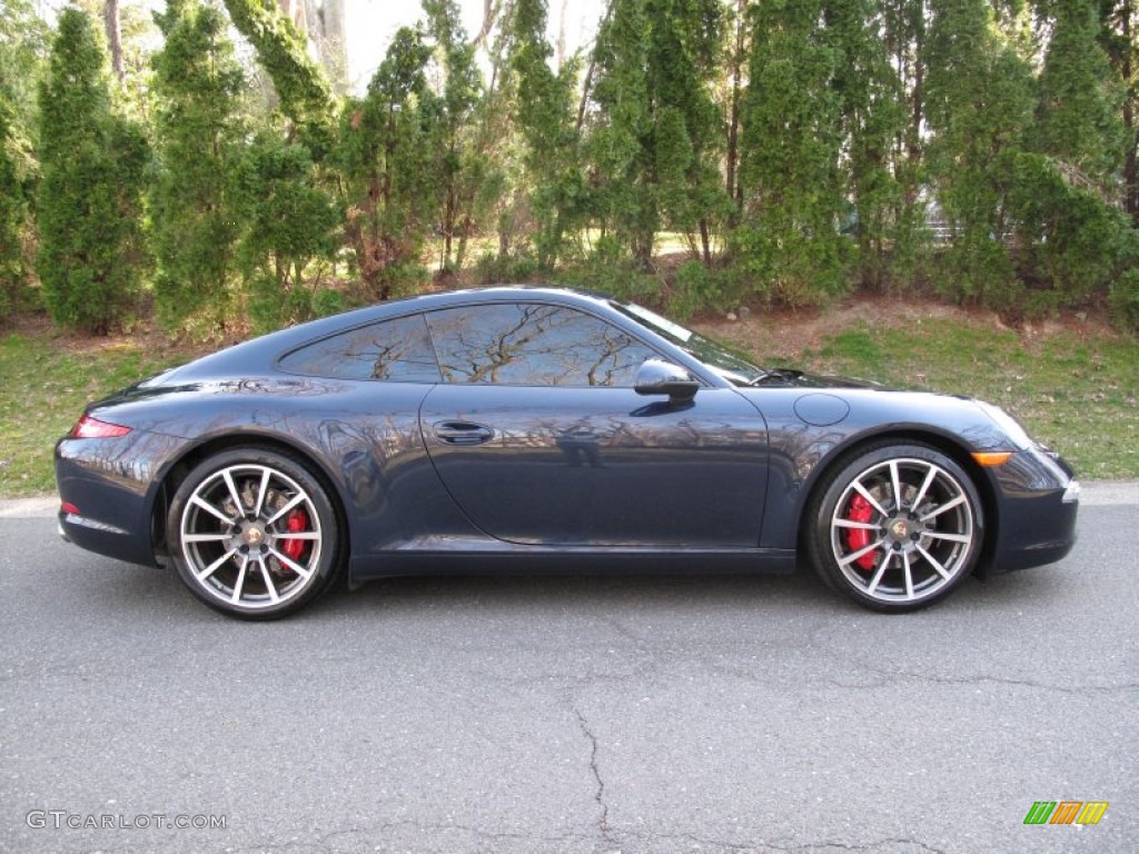 2012 911 Carrera S Coupe - Dark Blue Metallic / Sea Blue photo #7