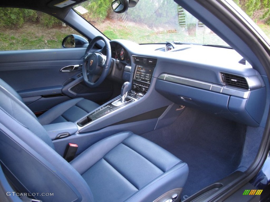 2012 911 Carrera S Coupe - Dark Blue Metallic / Sea Blue photo #12