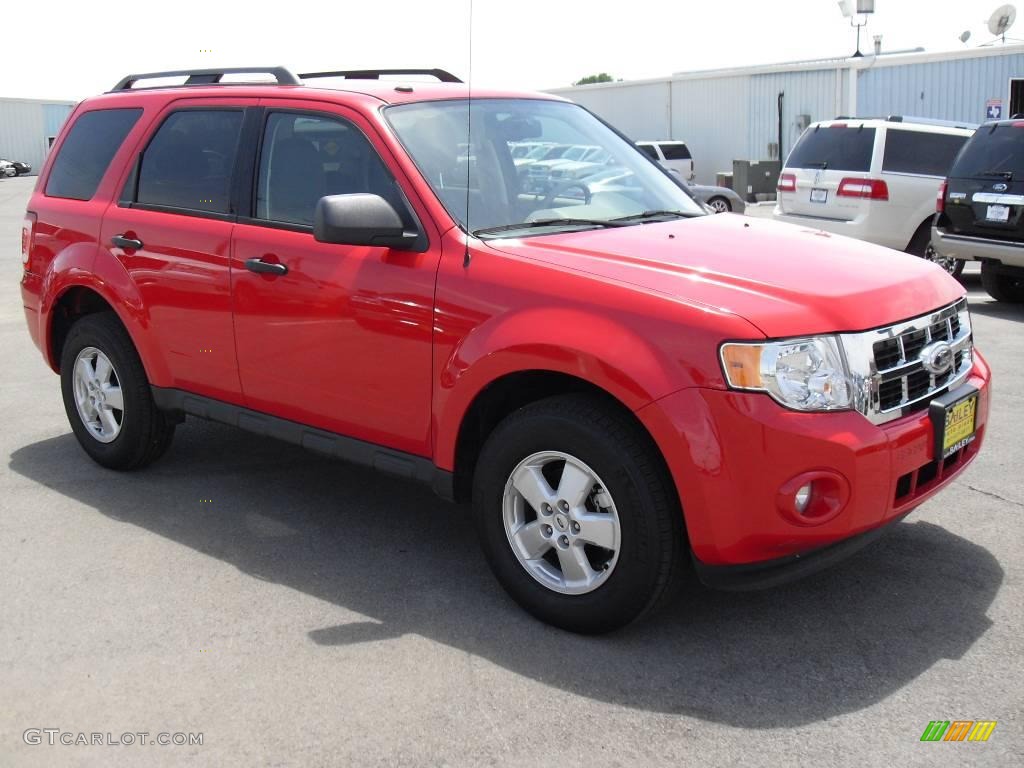 2009 Escape XLT V6 - Torch Red / Stone photo #6