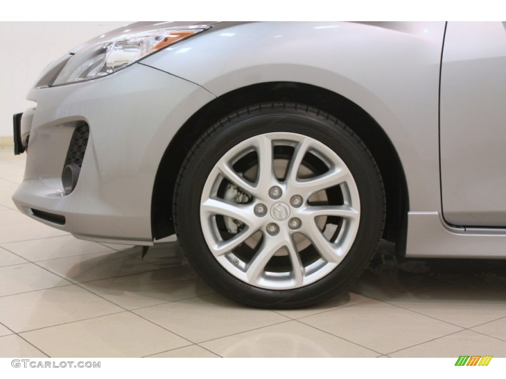 2012 MAZDA3 s Grand Touring 5 Door - Liquid Silver Metallic / Black photo #15