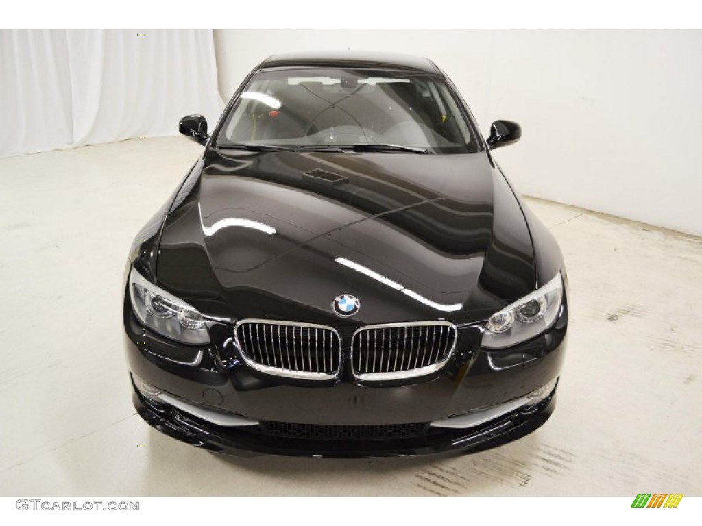 2013 3 Series 328i Coupe - Jet Black / Black photo #5