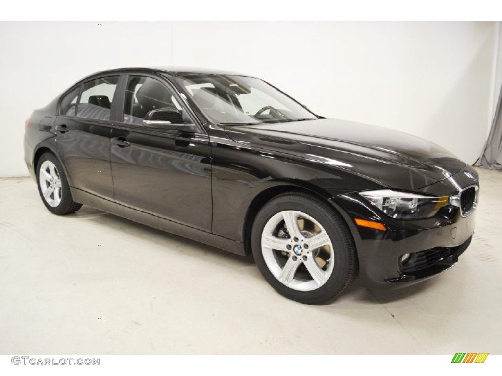 2013 3 Series 328i Sedan - Jet Black / Black photo #2