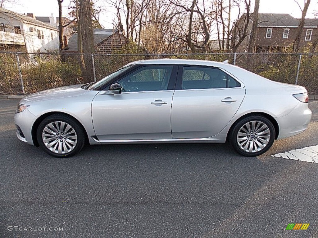 Diamond Silver Metallic 2011 Saab 9-5 Aero XWD Sedan Exterior Photo #79530820