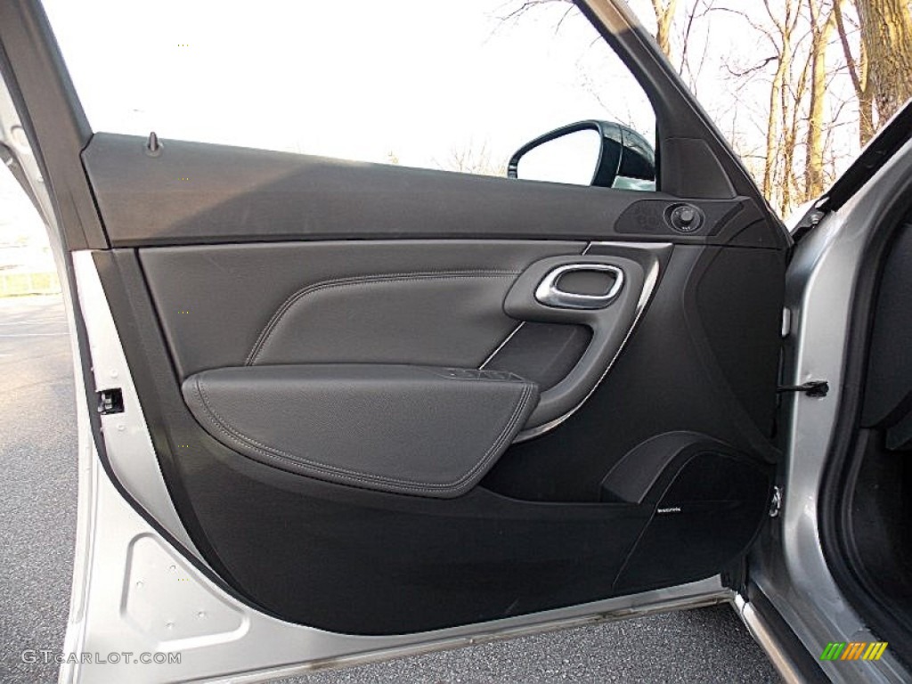 2011 Saab 9-5 Aero XWD Sedan Shark Grey Door Panel Photo #79530993