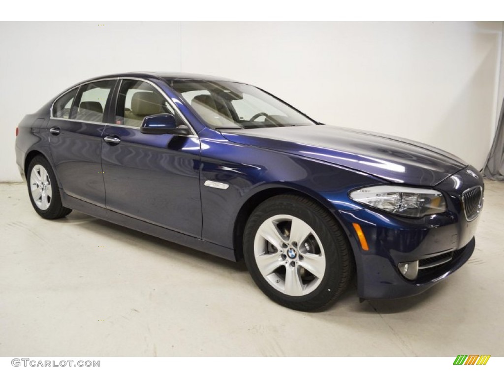 Deep Sea Blue Metallic 2013 BMW 5 Series 528i Sedan Exterior Photo #79531216