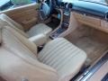 Front Seat of 1989 SL Class 560 SL Roadster