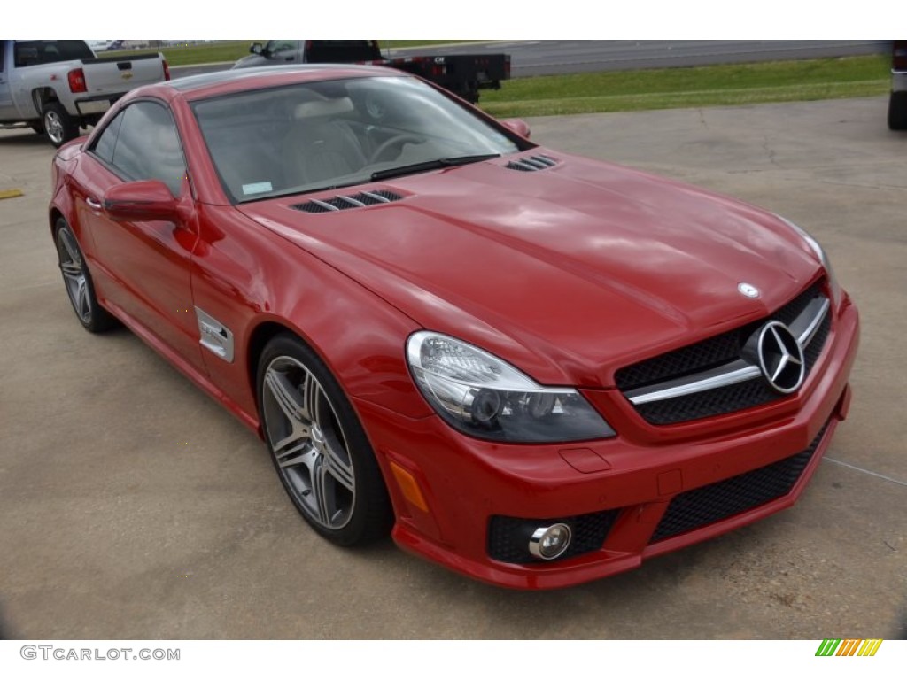 Mars Red 2009 Mercedes-Benz SL 63 AMG Roadster Exterior Photo #79532802