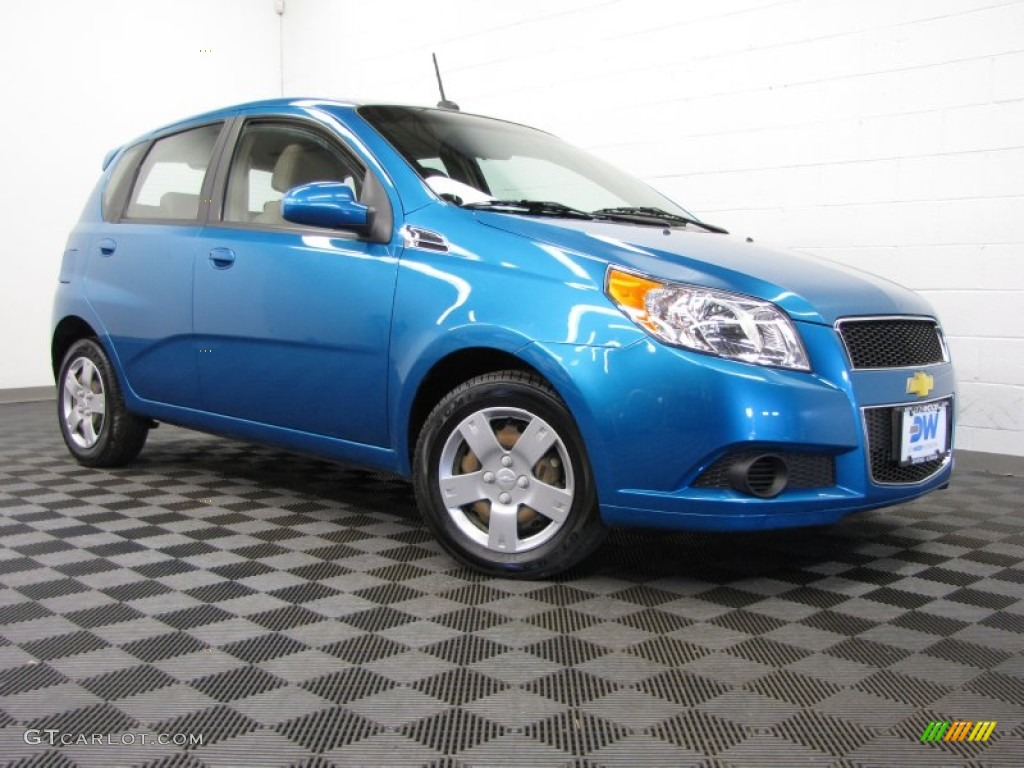 2009 Aveo Aveo5 LS - Bright Blue / Neutral photo #1