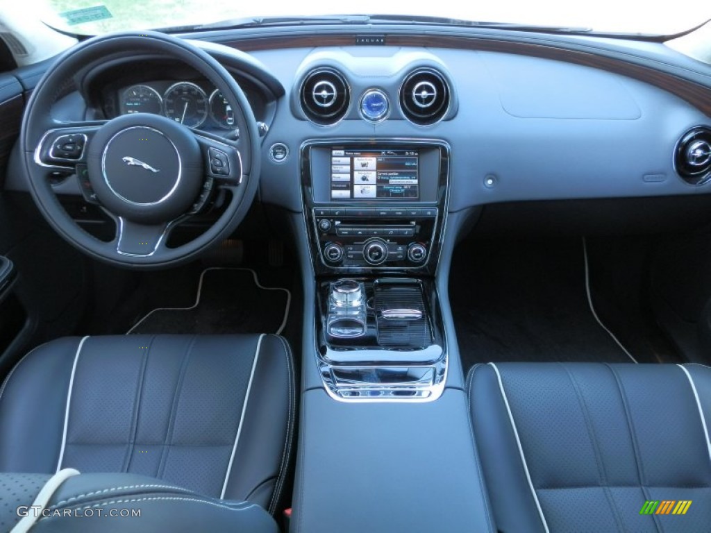 Jet Interior 2013 Jaguar XJ XJL Portfolio AWD Photo #79533582