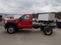 Vermillion Red 2013 Ford F550 Super Duty XL Regular Cab Chassis 4x4 Exterior