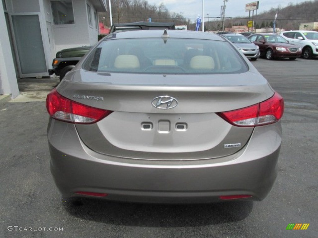 2013 Elantra Limited - Desert Bronze / Beige photo #4