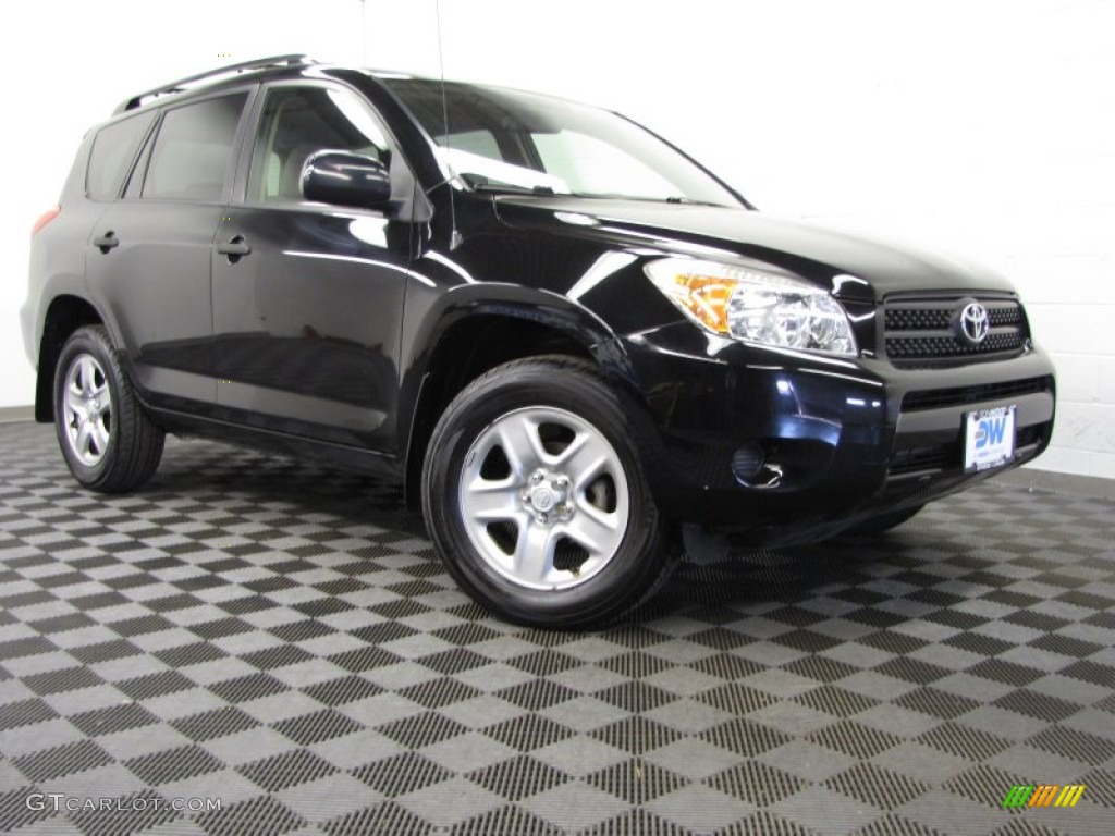 2007 RAV4 4WD - Black / Ash Gray photo #1