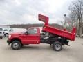 Vermillion Red - F350 Super Duty XL Regular Cab 4x4 Dump Truck Photo No. 5