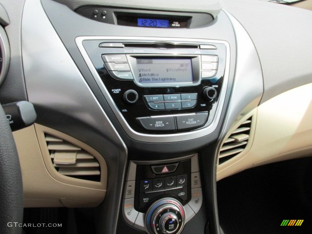 2013 Elantra GLS - Red Allure / Beige photo #8