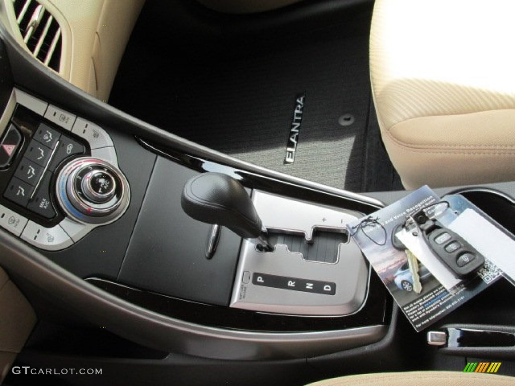 2013 Elantra GLS - Red Allure / Beige photo #9