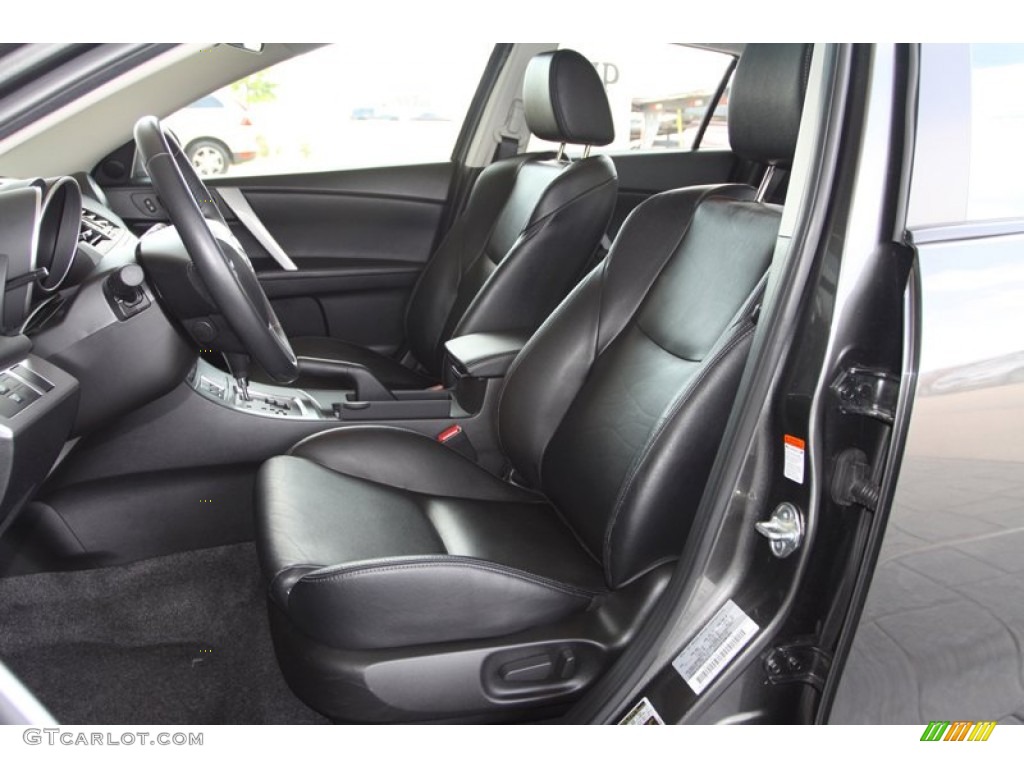 Black Interior 2011 Mazda MAZDA3 s Grand Touring 5 Door Photo #79537169
