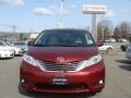 2013 Salsa Red Pearl Toyota Sienna XLE AWD  photo #2