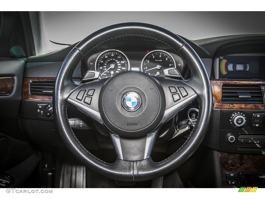 2009 BMW 5 Series 535i Sedan Steering Wheel Photos
