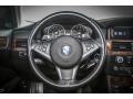 2009 BMW 5 Series Black Interior Steering Wheel Photo