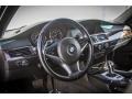 2009 BMW 5 Series Black Interior Dashboard Photo