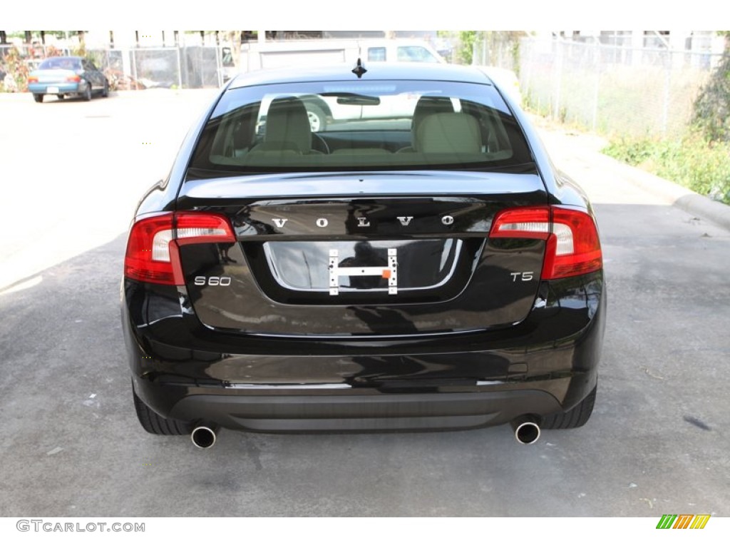 2012 S60 T5 - Ember Black Metallic / Soft Beige photo #8