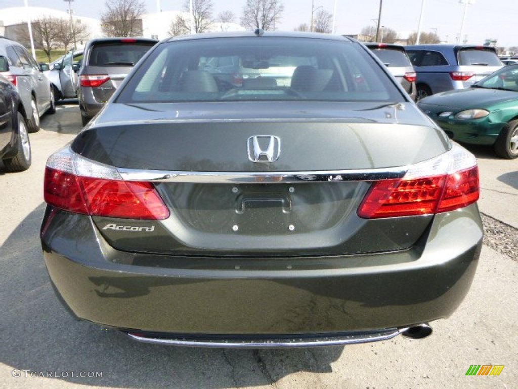 2013 Accord EX-L Sedan - Hematite Metallic / Black photo #4