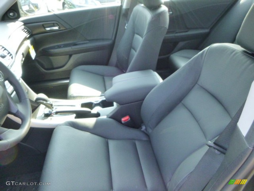 2013 Accord EX-L Sedan - Hematite Metallic / Black photo #10