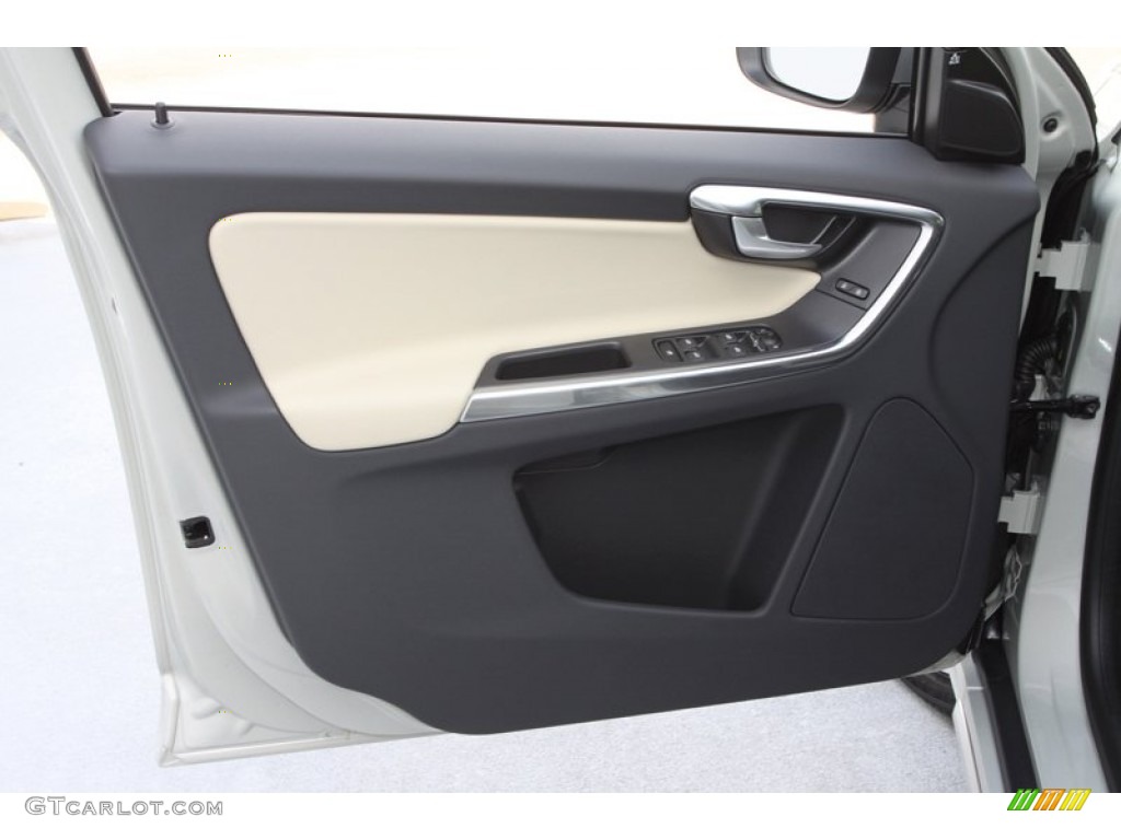 2013 XC60 T6 AWD R-Design - Cosmic White Metallic / R Design Soft Beige/Off Black Inlay photo #11