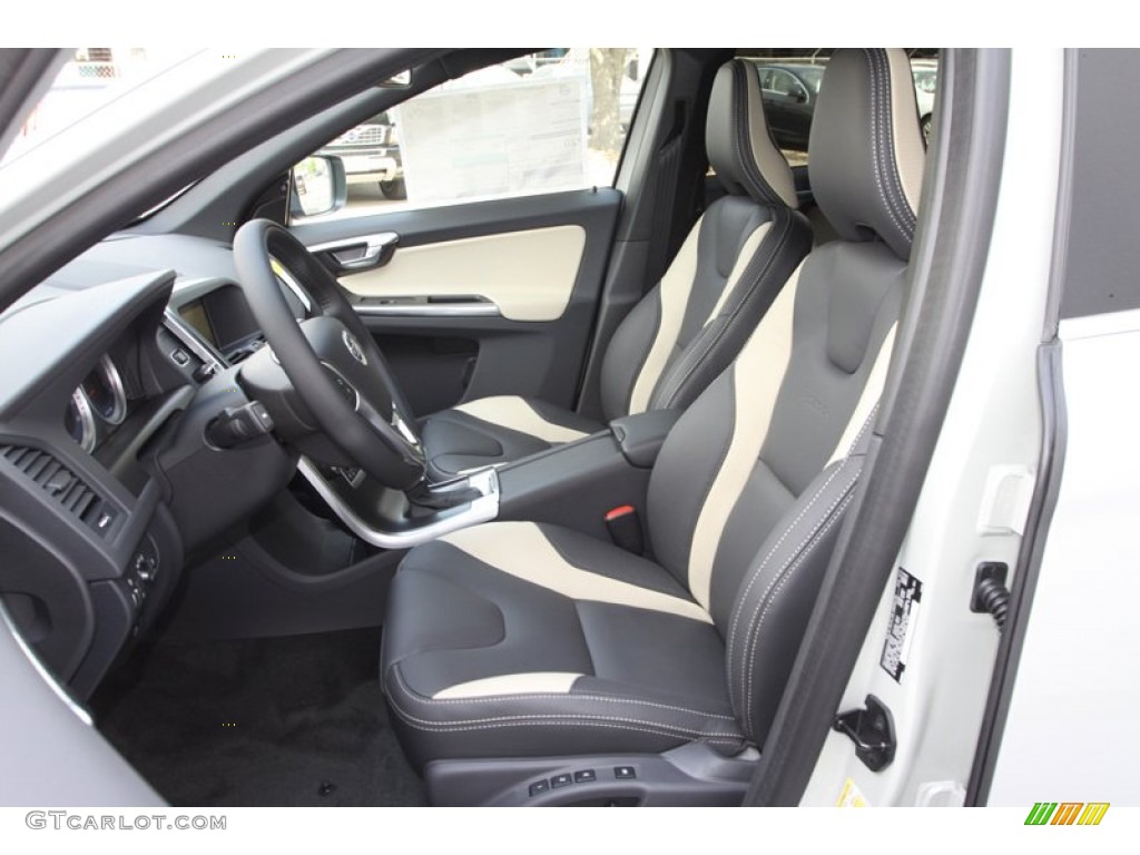 2013 XC60 T6 AWD R-Design - Cosmic White Metallic / R Design Soft Beige/Off Black Inlay photo #13