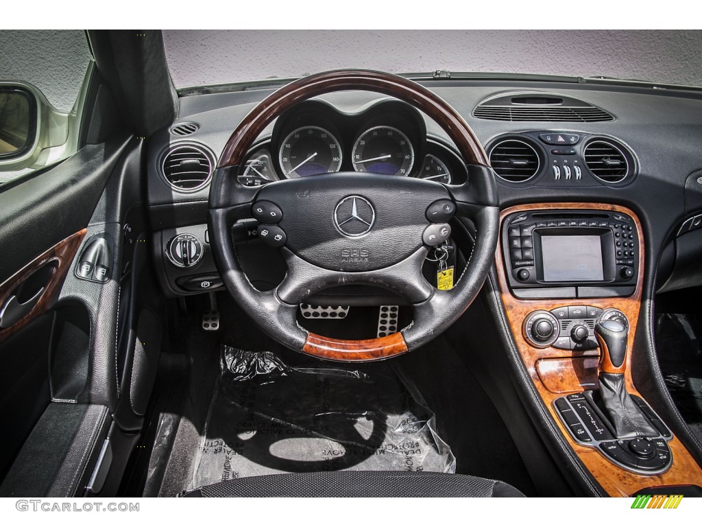 2003 Mercedes-Benz SL 500 Roadster Charcoal Dashboard Photo #79539058