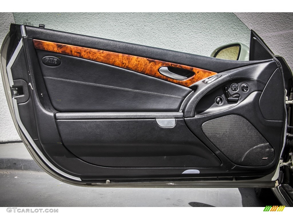 2003 Mercedes-Benz SL 500 Roadster Charcoal Door Panel Photo #79539418