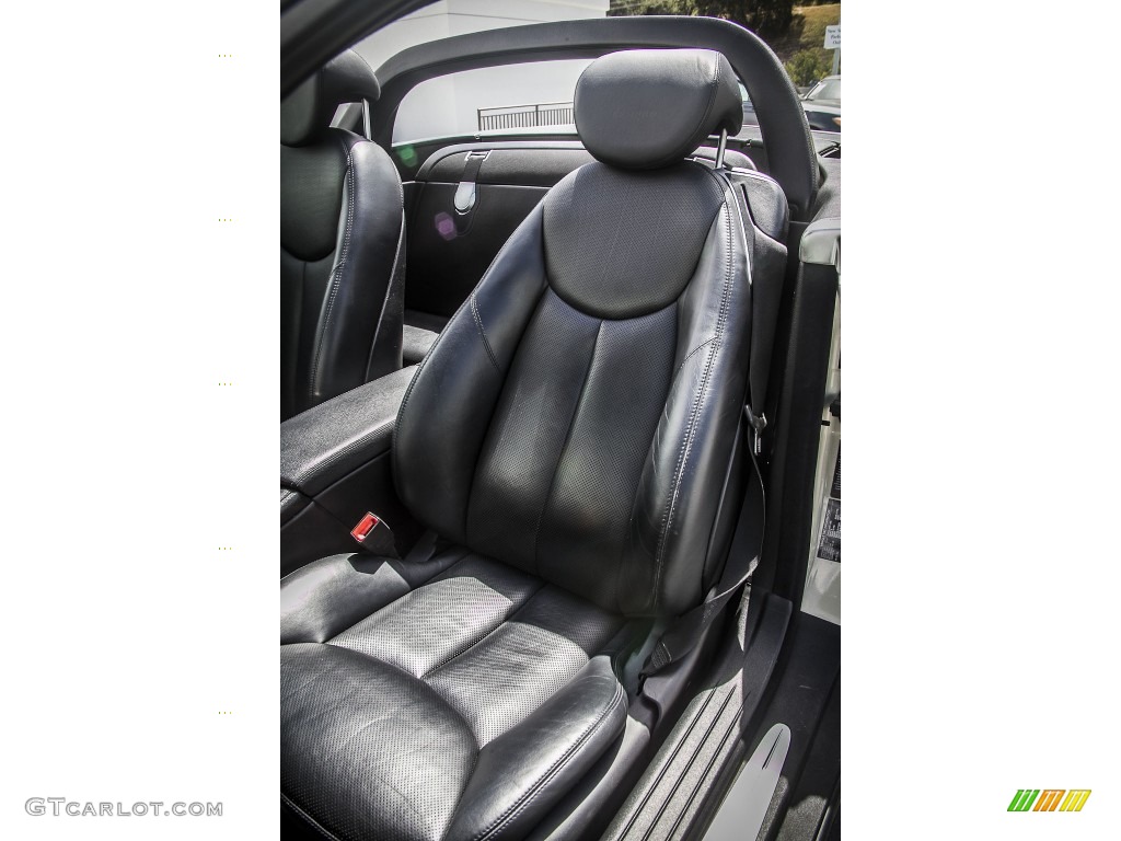 Charcoal Interior 2003 Mercedes-Benz SL 500 Roadster Photo #79539470