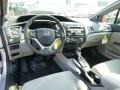 2013 Alabaster Silver Metallic Honda Civic EX Sedan  photo #12