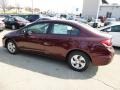 Crimson Red Pearl - Civic LX Sedan Photo No. 6