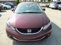 2013 Crimson Red Pearl Honda Civic EX-L Sedan  photo #8