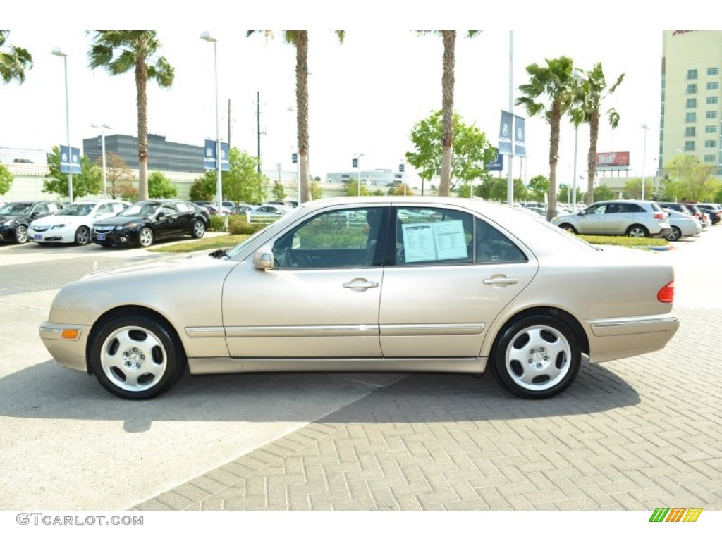 Desert Silver Metallic 2002 Mercedes-Benz E 430 Sedan Exterior Photo #79543042