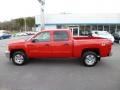 2013 Victory Red Chevrolet Silverado 1500 LT Crew Cab 4x4  photo #4