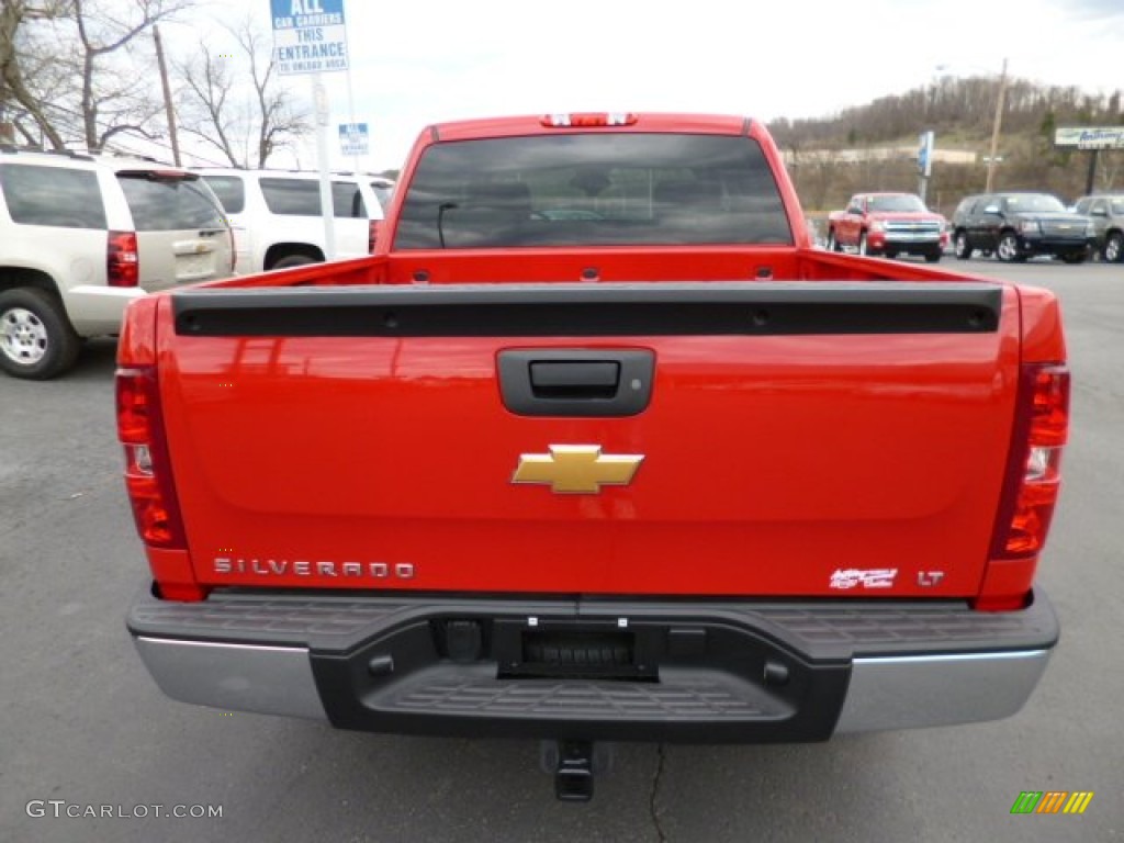 2013 Silverado 1500 LT Crew Cab 4x4 - Victory Red / Light Titanium/Dark Titanium photo #6