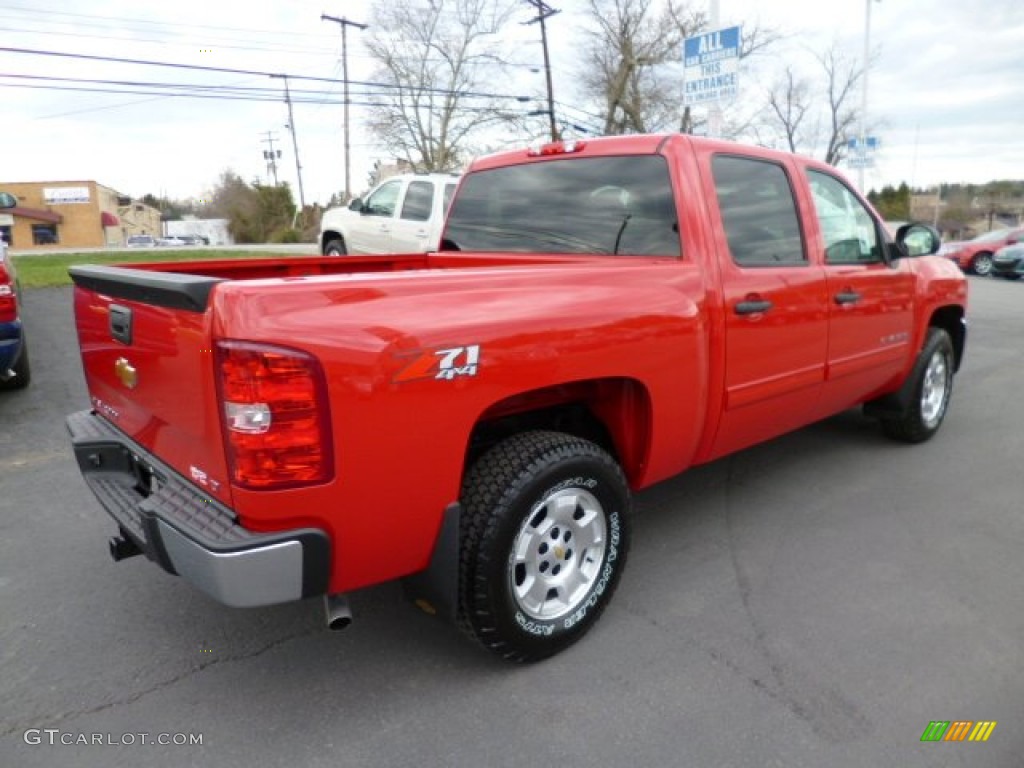 2013 Silverado 1500 LT Crew Cab 4x4 - Victory Red / Light Titanium/Dark Titanium photo #7