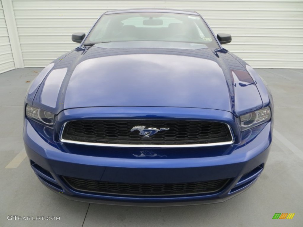 Deep Impact Blue 2014 Ford Mustang V6 Coupe Exterior Photo #79543264
