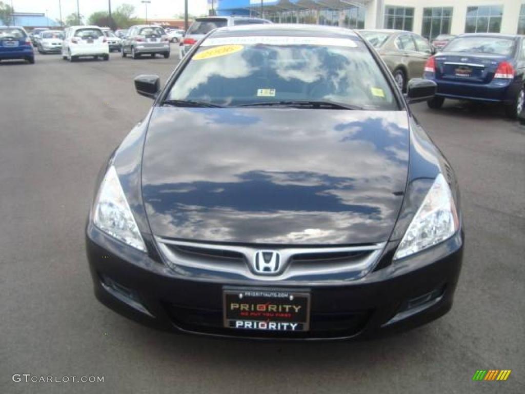 2006 Accord EX V6 Coupe - Nighthawk Black Pearl / Black photo #9