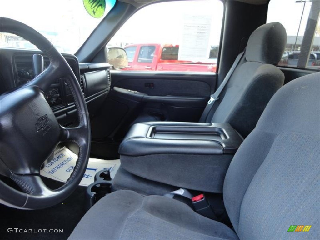 2002 Silverado 1500 LS Regular Cab 4x4 - Victory Red / Graphite Gray photo #8