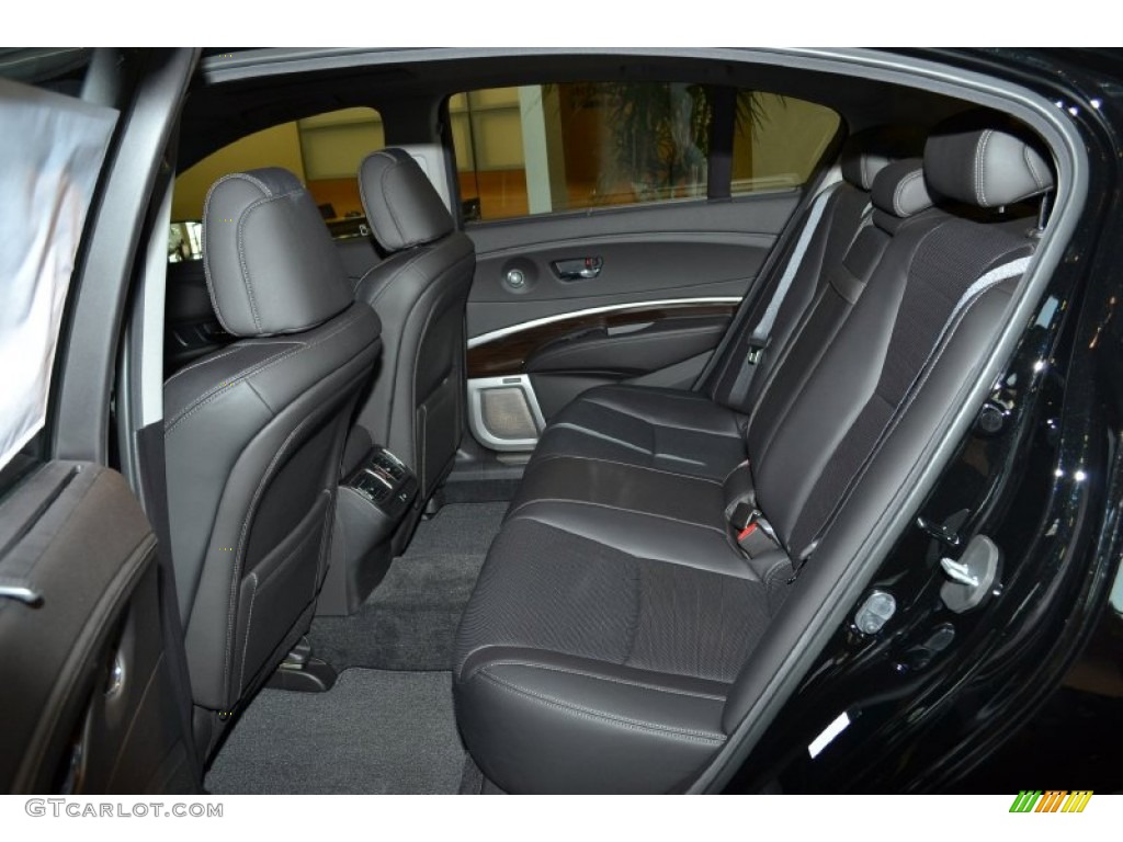 2014 Acura RLX Krell Audio Package Rear Seat Photo #79545742