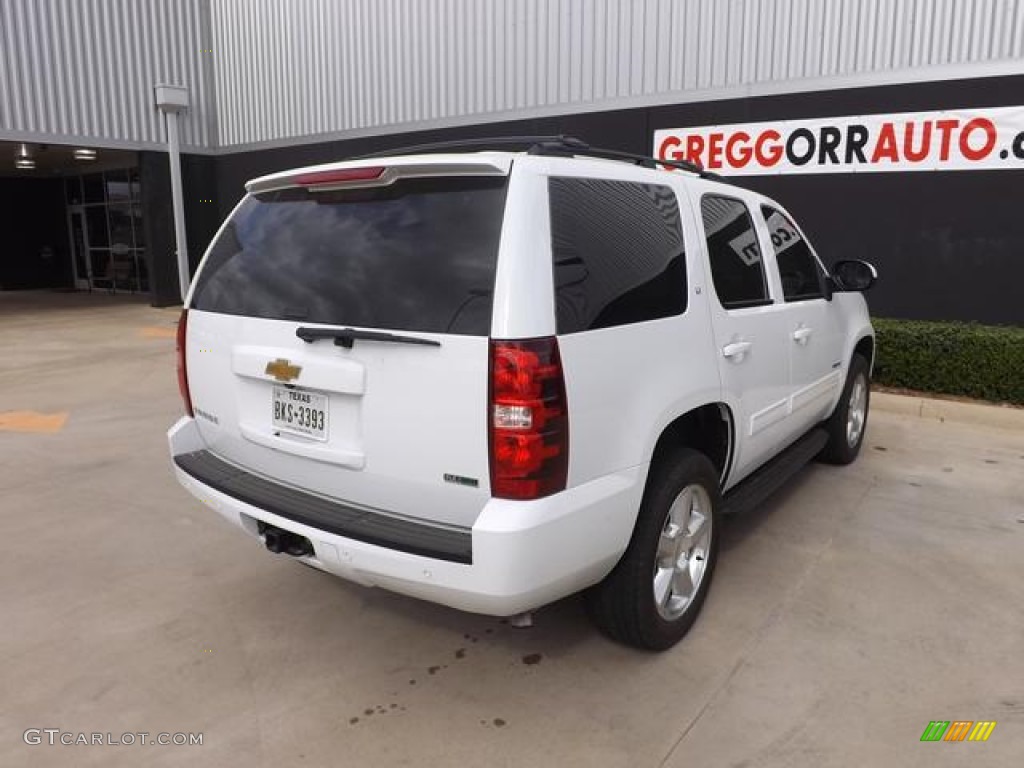 2011 Tahoe LT 4x4 - Summit White / Light Cashmere/Dark Cashmere photo #7