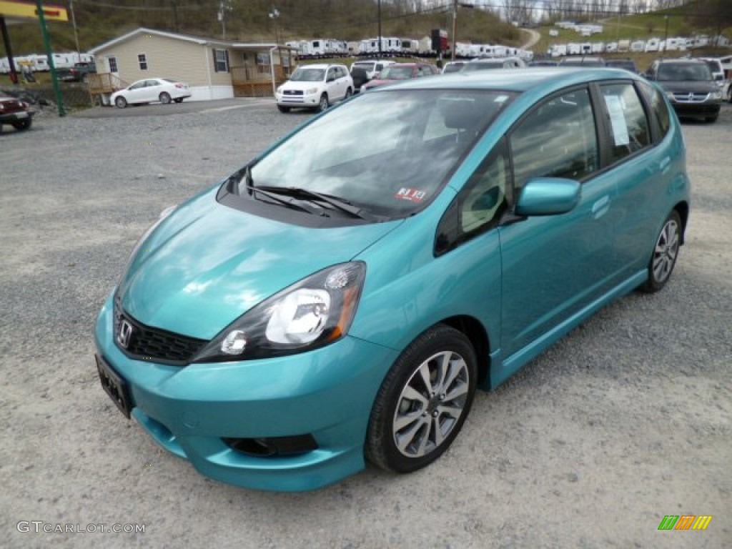 Blue Raspberry Metallic 2012 Honda Fit Sport Exterior Photo #79546633
