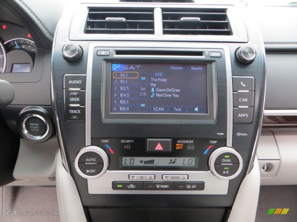 2013 Camry XLE V6 - Magnetic Gray Metallic / Ash photo #27