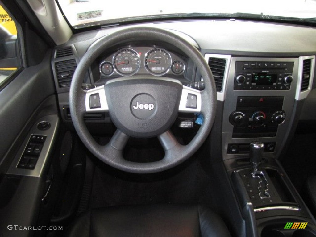 2010 Jeep Grand Cherokee Laredo Dark Slate Gray Steering Wheel Photo #79547311