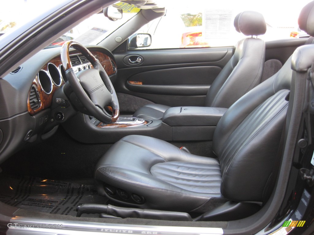 Charcoal Interior 2005 Jaguar XK XK8 Convertible Photo #79547710