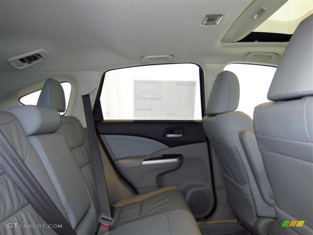 2013 CR-V EX-L - Alabaster Silver Metallic / Gray photo #8