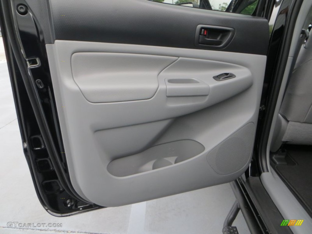 2013 Toyota Tacoma V6 TRD Sport Prerunner Double Cab Graphite Door Panel Photo #79548537